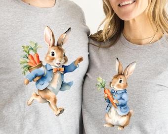 Peter Rabbit T-Shirt, Spring Sweatshirt, Easter Sweater, Easter Bunny Shirt, Peter Rabbit Shirt, Rabbit Lover Shirt, Kindergarten Teacher