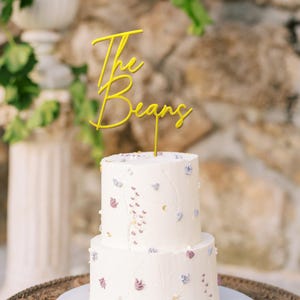 Custom Cake Topper, Wedding Cake Topper, Name Cake topper, Birthday Cake Topper, Glitter Cake Topper, Cake Decoration, Custom Text Topper