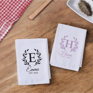 Personalized Kitchen Towel, Kitchen Towels, Custom Microfiber Towel, Gift For Mom, Tea Towel, Custom Dish Towel, Custom Gift, Home Gift