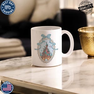 Disney Castle Coffee Mug, Magical Princess Castle Mug, Vintage Castle Vacation Mug, Disney Family Mug, Princess Castle Coffee Cup