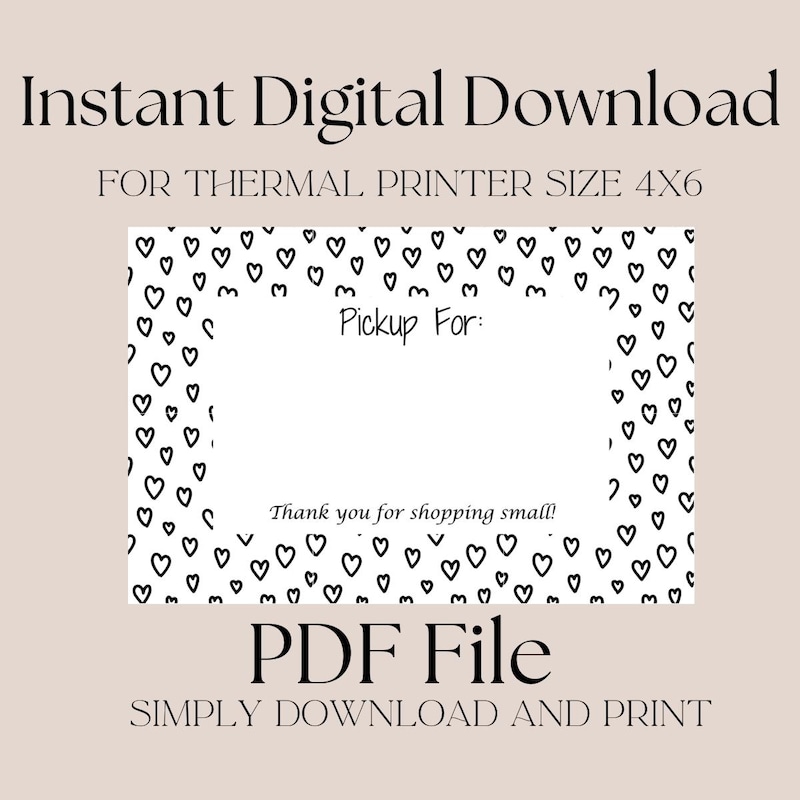 4x6 Printer Thermal Label - Etsy