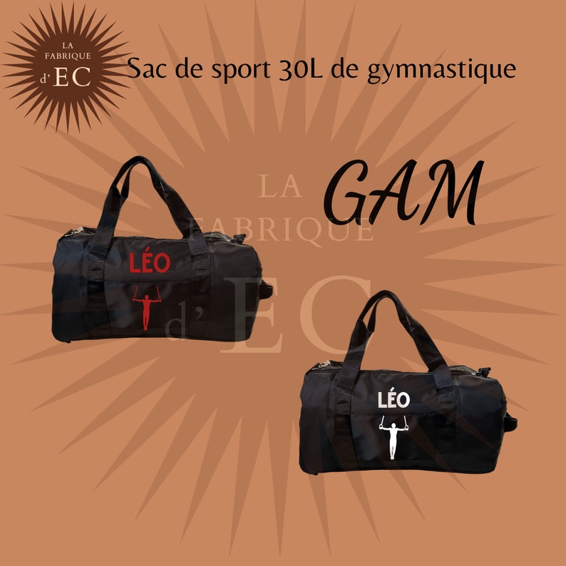 Sac de sport 30L de gymnastique GAM image 1