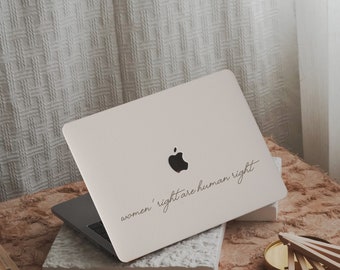 Personalisierte einzigartige weiße Litschi-Ledertasche MacBook Air 13m3 Mac Pro13/14/16 MacBook M1/M2/M3 MacBook Air15 MacBook Touch Bar 13Case