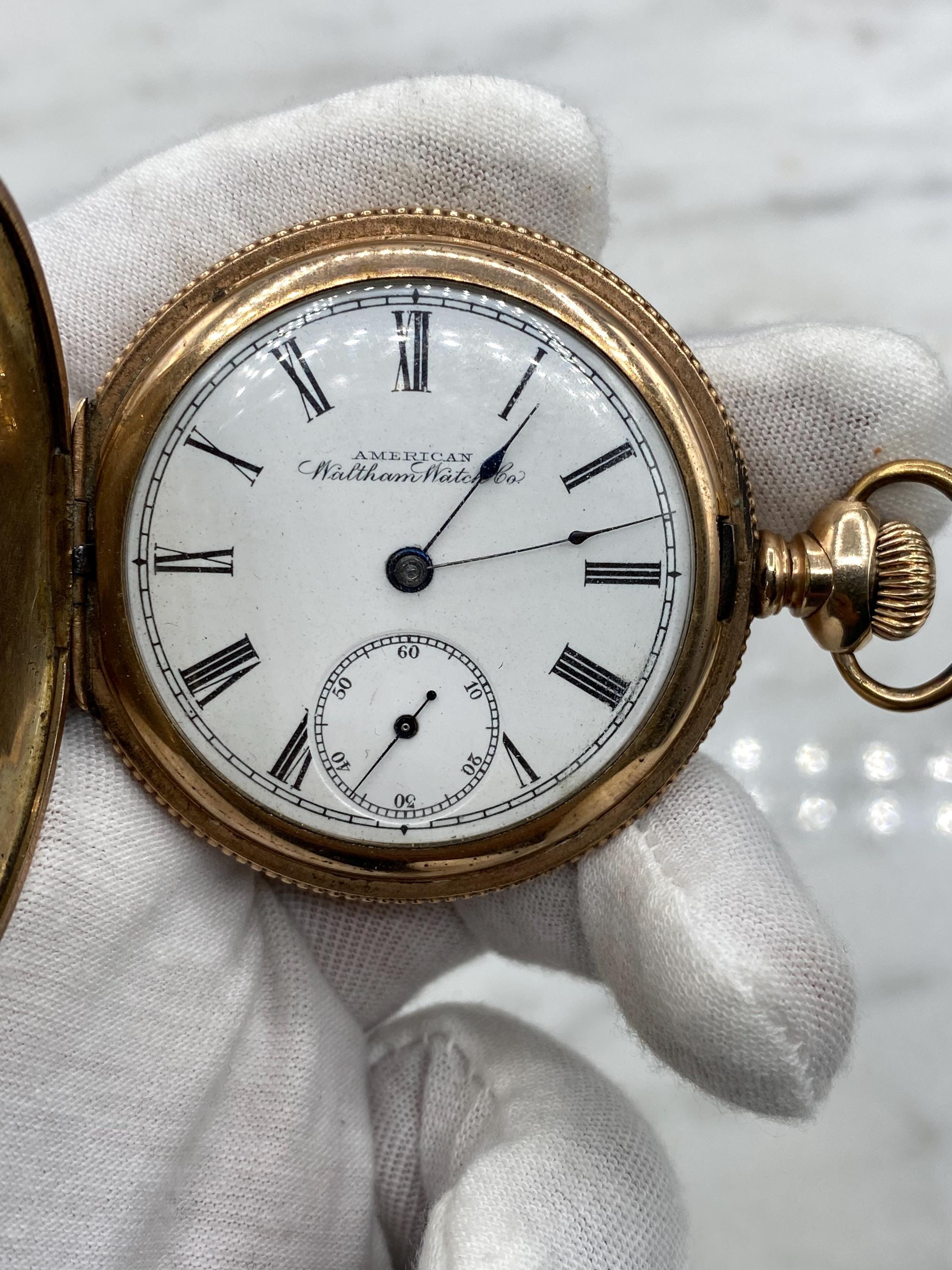 American Waltham watch co Essex columbia 20 years pocket watch