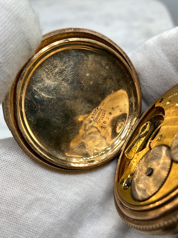 American Waltham Watch Co Essex Columbia 20 Years Pocket Watch