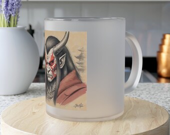 Tasse aus Milchglas