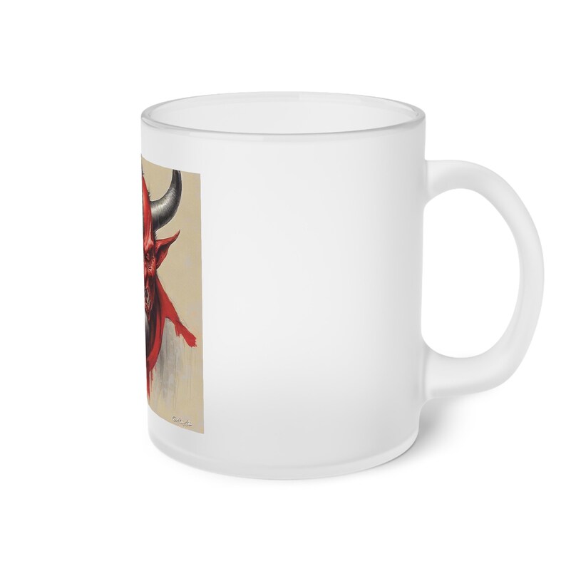 Tasse aus Milchglas Bild 5