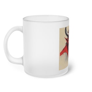 Tasse aus Milchglas Bild 4