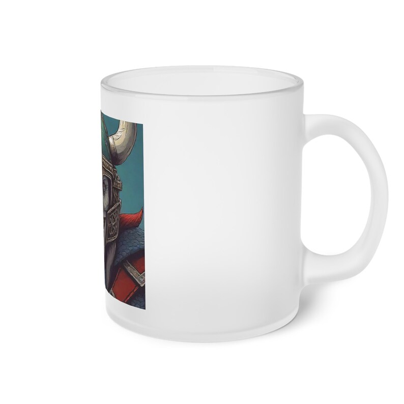 Tasse aus Milchglas Bild 5