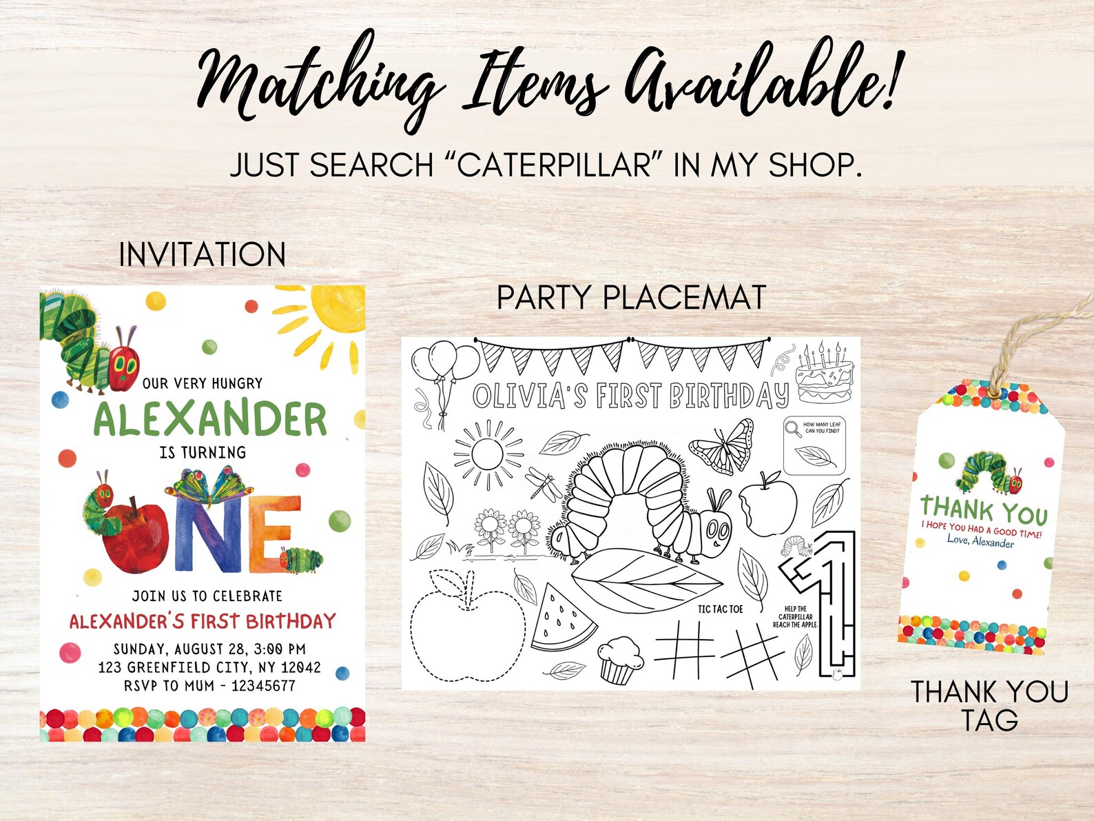 Very Hungry Caterpillar Birthday Welcome Sign Editable Caterpillar ...