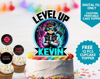 Gamer Kuchen Topper personalisiert Geburtstag Geburtstagskind Geburtstagskind Geburtstagskind Geburtstagsparty Geburtstagsdeko Geburtstagsdeko Geburtstagsdeko Geburtstagsdeko Geburtstagsdeko Geburtstagsdeko Geburtstagsdeko Kindergeburtstag