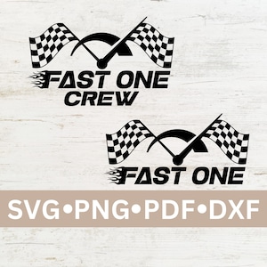 fast one birthday shirt svg family matching shirt racing party crew shirt fast one party outfit svg race car cricut cut file racing crew