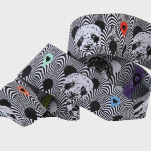 Linework by Tula Pink | Panda Lovers | 1 1/2&quot; Width | Renaissance Ribbons & Trims | Weft on a Whim Quiltworks