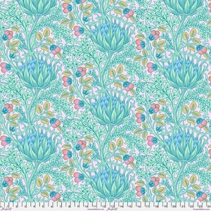 Wide Backs 108 Inch | Sateen Cotton | Artichoke - Lavender by Kaffe x Morris & Co. | Free Spirit | Quilt Backs | Weft on a Whim Quiltworks