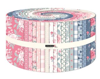 Beautiful Bowquets 2.5" Fabric Strips | Maureen Fiorellini, Henry Glass (42pc 2.5-inch) Pre-cut