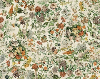 108 Inch Quilt Backing Fabric | Tim Holtz | Botanical Palette