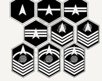 Space Force Ranks - Etsy