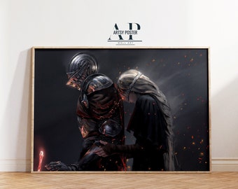 ダークソウル2 ビデオゲームポスター - Etsy 日本