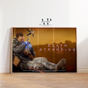 Death Stranding Game Poster, Hideo Kojima, High Quality Print, Gaming Wall Art, Unique Gift for Gamers