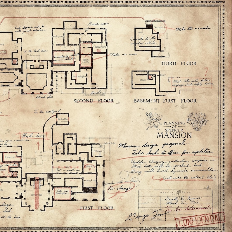 Resident Evil Game Map Poster: Detailed Raccoon City Map Print - Etsy