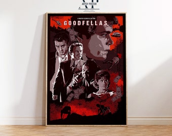 Goodfellas Movie Poster: Classic Mob Film Wall Art