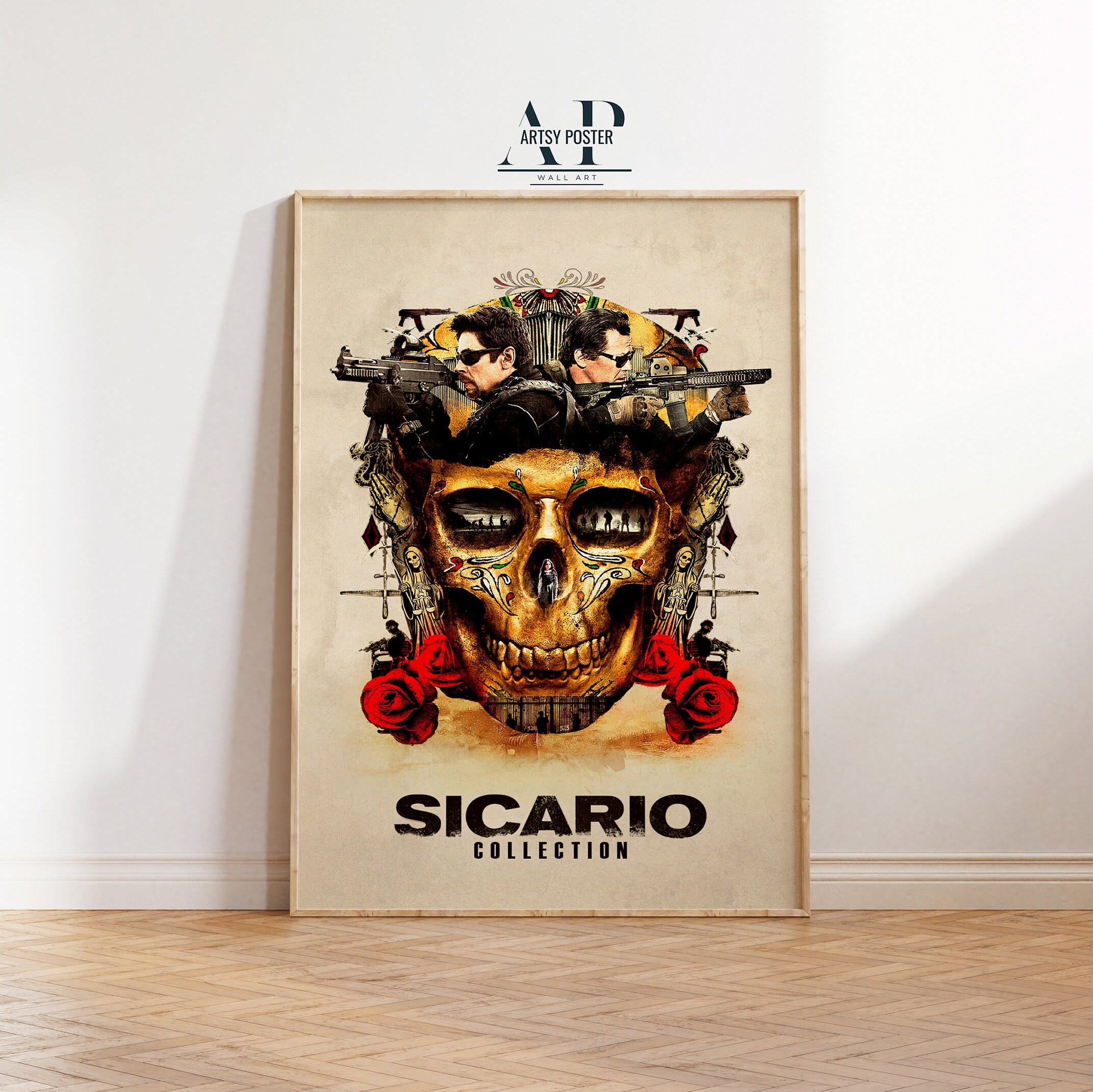 Sicario: Day of the Soldado Movie Poster - Benicio Del Toro Print