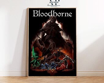 Bloodborne Game Poster: Gothic Horror Art Print - Etsy