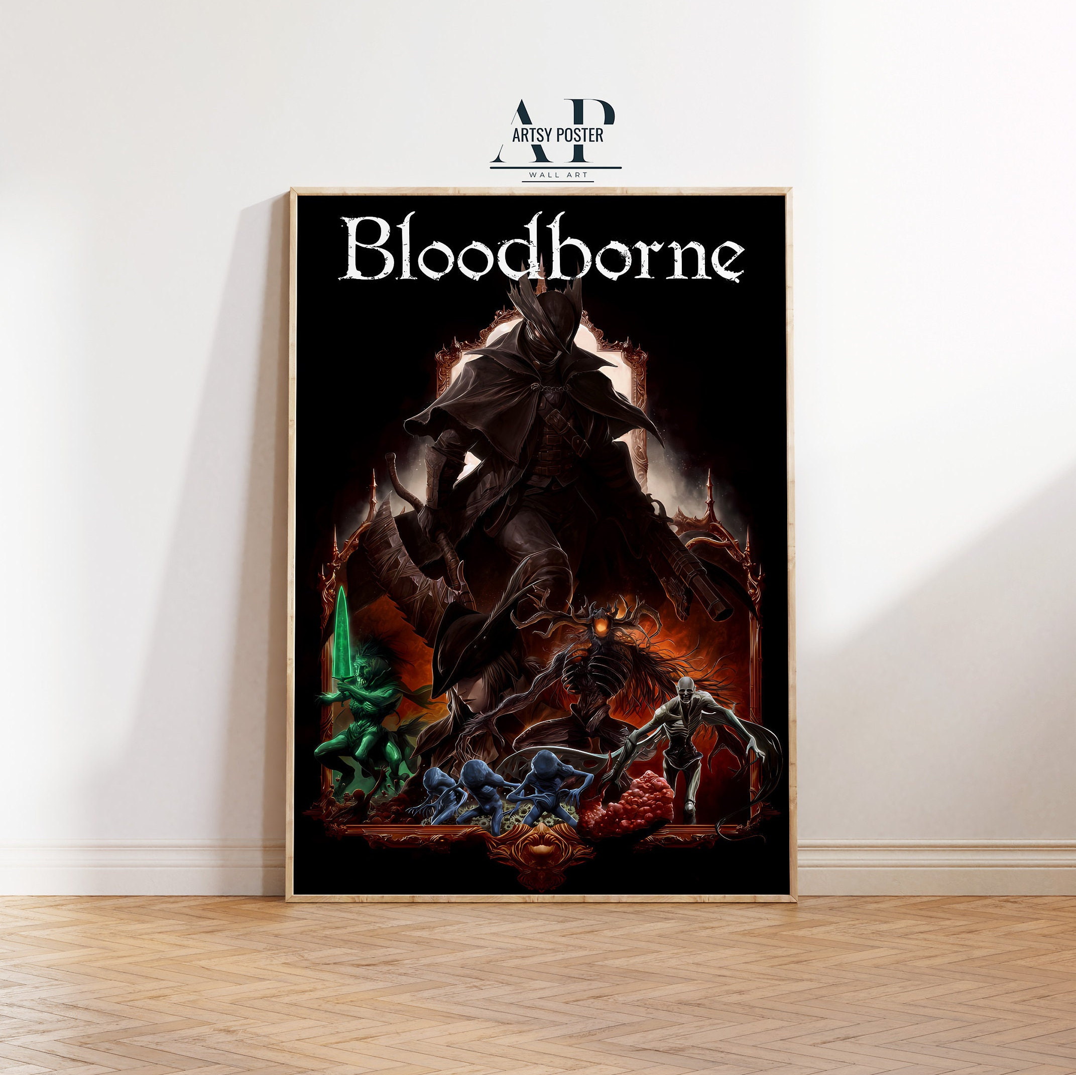 Bloodborne Game Poster: Gothic Horror Art Print - Etsy
