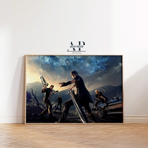 Final Fantasy Game Poster, FFXIV Wall Art, Gamer Wall Decor, High Quality Print, Fan Art, Collectible Item, Fantasy Gaming Gift