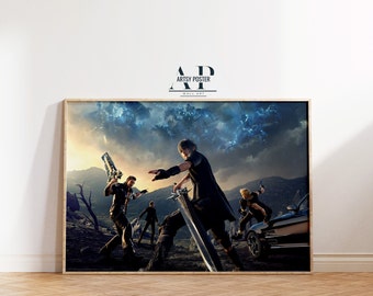 Final Fantasy XIV Poster, Gamer Wall Art, Collectible Print