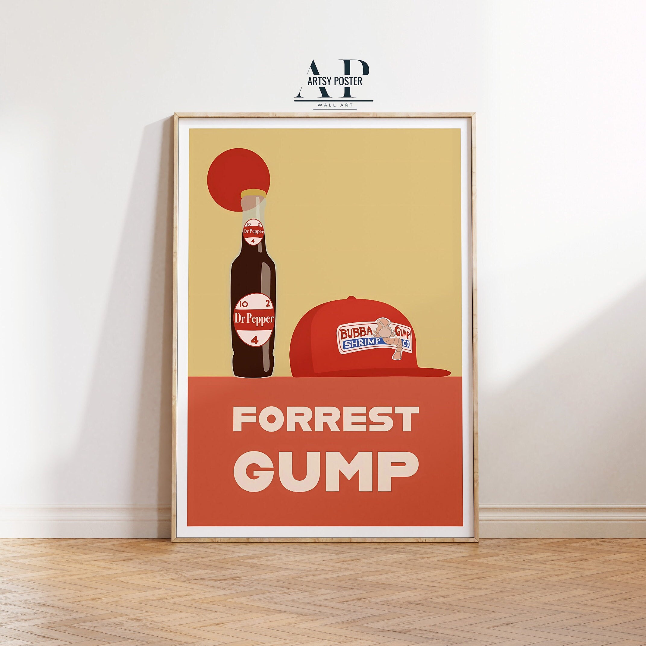 Poster Forrest Gump Sur Toile 20x30cm - Décoration Murale Pour Salon Et Chambre