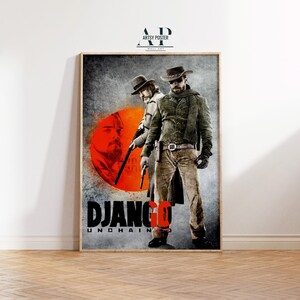 Django Unchained Movie Poster: Quentin Tarantino Film Print