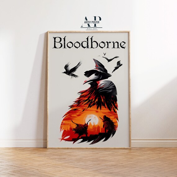 Bloodborne Game Poster: Gothic Horror Art Print - Etsy