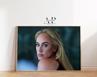 Adele Concert Poster: Elegant Singer Wall Art