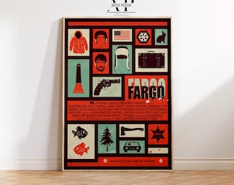 Póster de la serie Fargo: Impresión artística minimalista