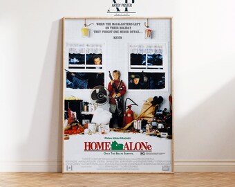 Home Alone Filmposter: Klassische Weihnachtskomödie Wandkunst