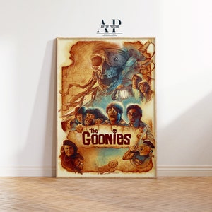 The Goonies Movie Poster: 80s Adventure Film Print