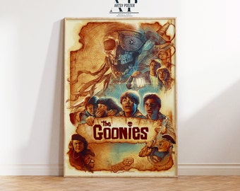 The Goonies Movie Poster: 80s Adventure Film Print