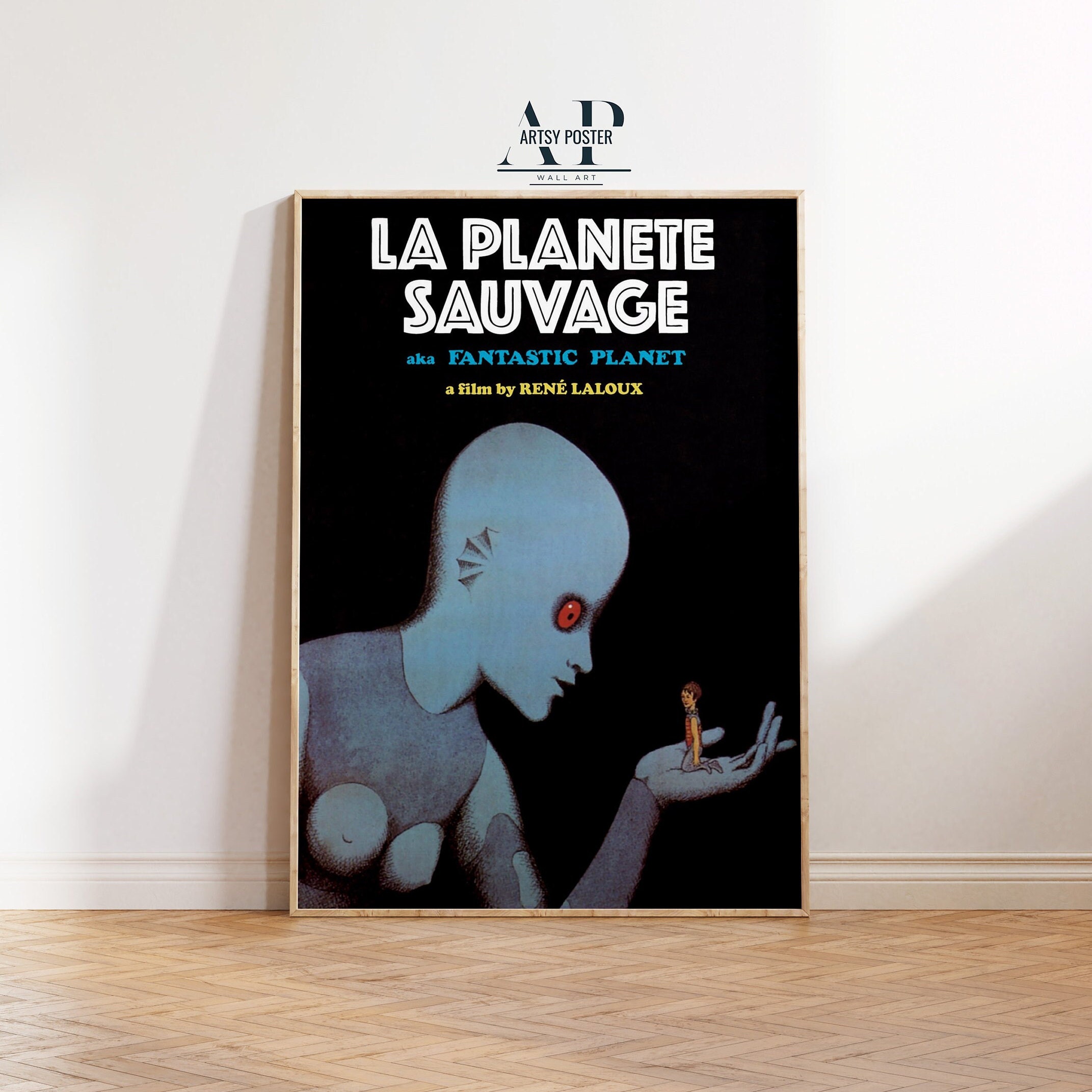 Fantastic Planet Poster, La Planète Sauvage, Vintage Film