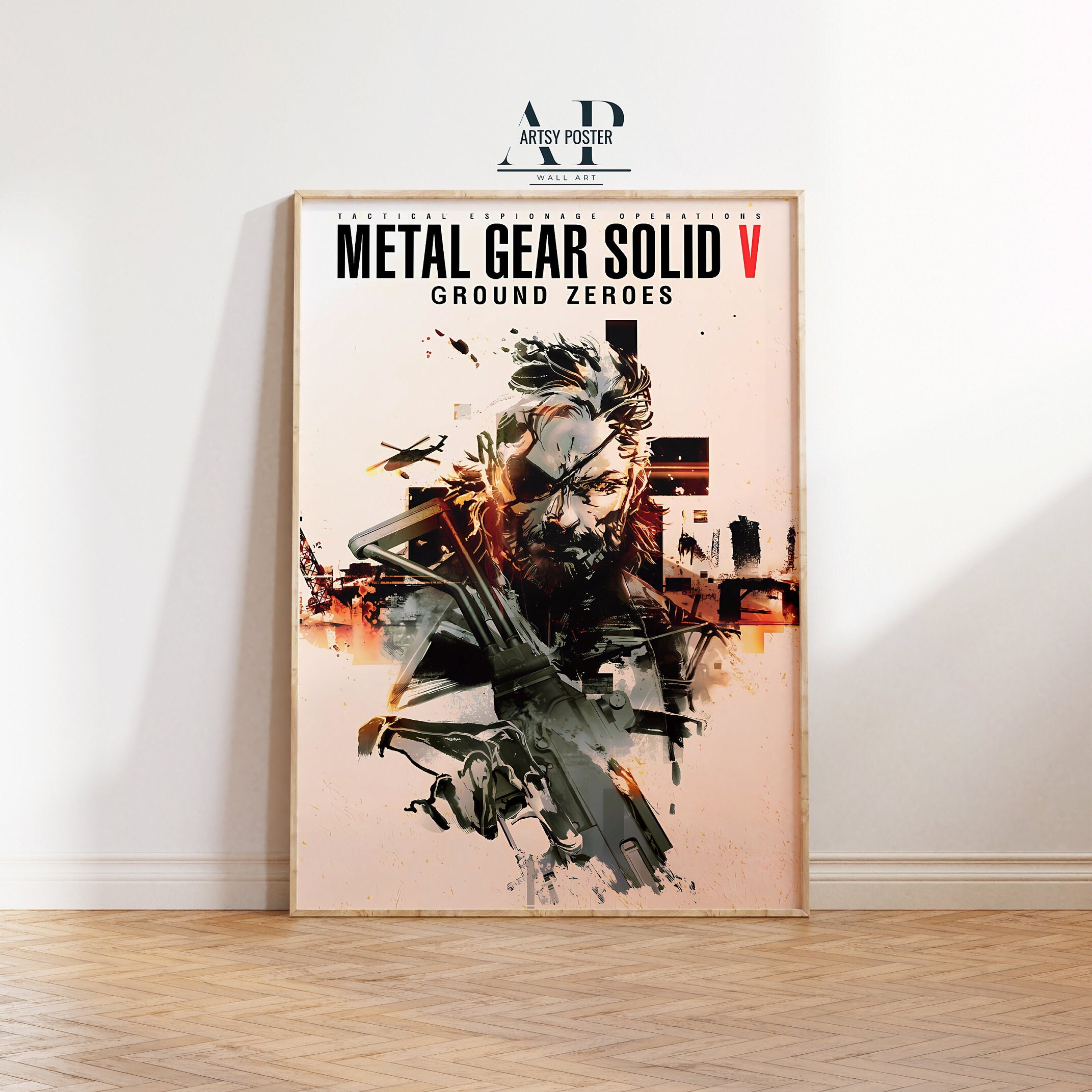 Metal Gear Solid Poster: Classic Video Game Art Print - Etsy
