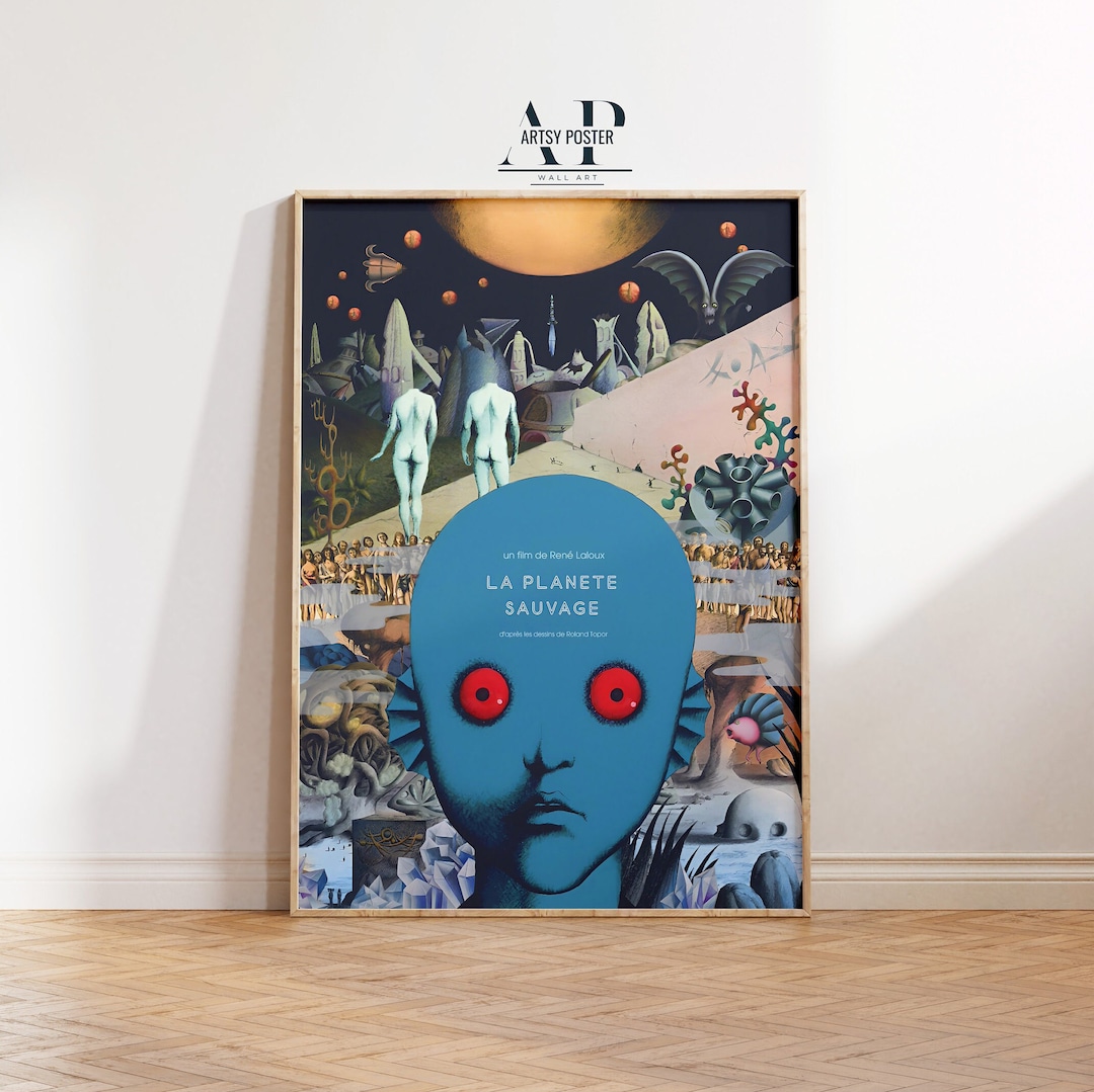 Fantastic Planet Poster, La Planète Sauvage, Vintage Film Wall Art