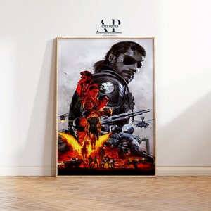 Metal Gear Solid Poster: Classic Video Game Art Print