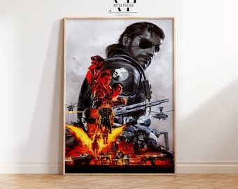 メタルギアソリッド2: サブスタンス 額入りプリント広告/ポスター 公式