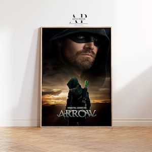 Póster de la serie Arrow, arte mural de Mike Ross, lámina de bellas artes, decoración cinematográfica para el hogar, regalo para fans de Suits