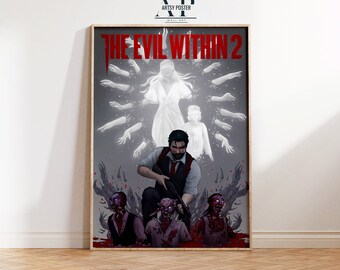 The Evil Within 2 Poster: Survival Horror Game Art Print - Etsy