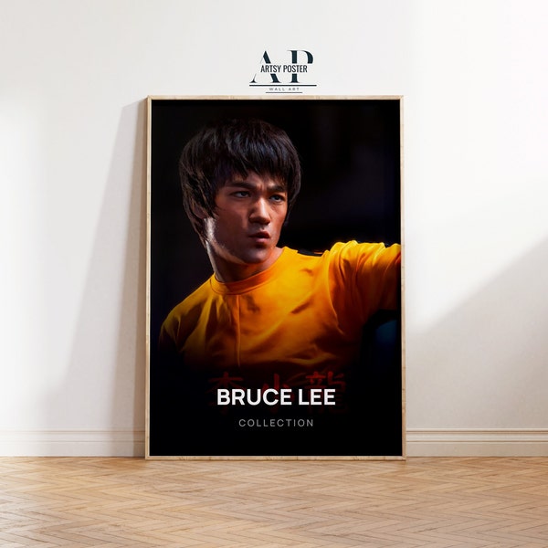 Bruce Lee Poster, Jeet Kune Do Wall Art, Home Wall Decor, High Quality Print, Unique Gift