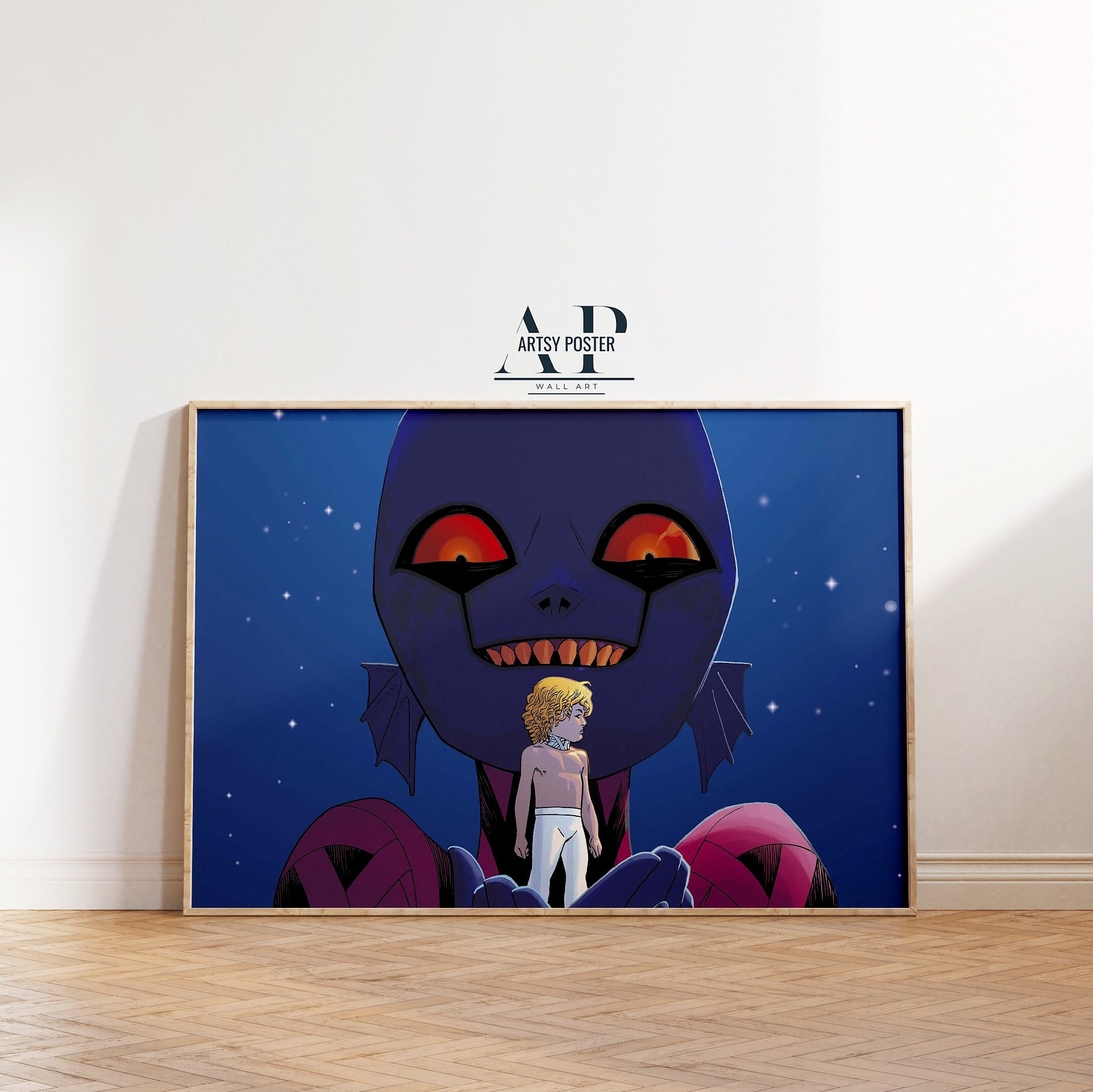 The Fantastic Planet Poster, Classic Sci-fi Animation