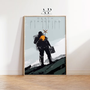 Death Stranding Game Poster, Hideo Kojima Decor, High Quality Print, Gaming Wall Art, Unique Gift for Gamers