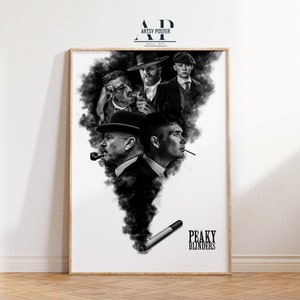 Thomas Shelby Art Print: Peaky Blinders TV Show Poster