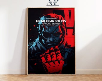 Metal Gear Solid Poster: Classic Video Game Art Print - Etsy